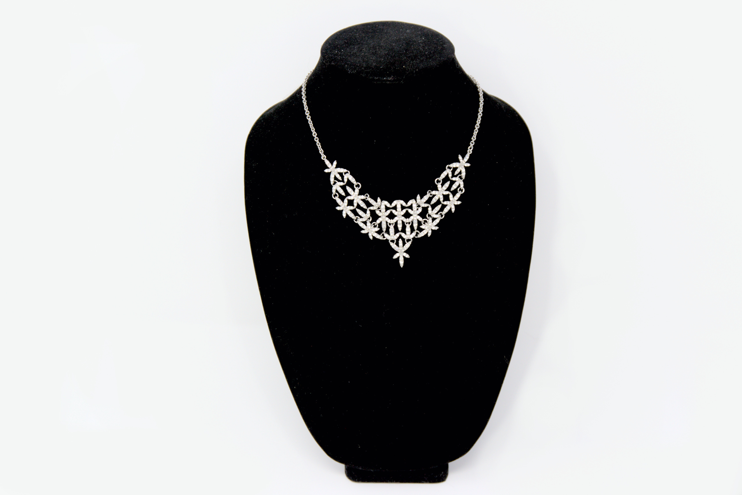 Charm & Lovely Quality Fashion Accessories introduces International Concept INC Silver-Tone Pave Star Statement Necklace, 16" inches + 3" inch Extender