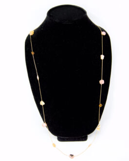 Style & Co Gold-Tone Mixed Brown Long Station 42″ Necklace