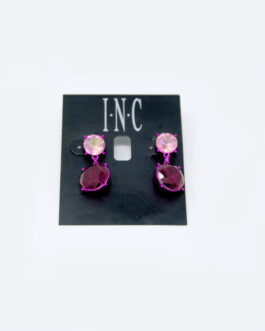 I.N.C Pink Stone Drop Earrings