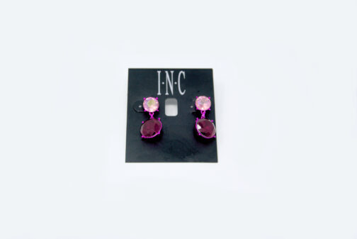 Charm & Lovely introduces I.N.C Pink Stone Drop Earrings