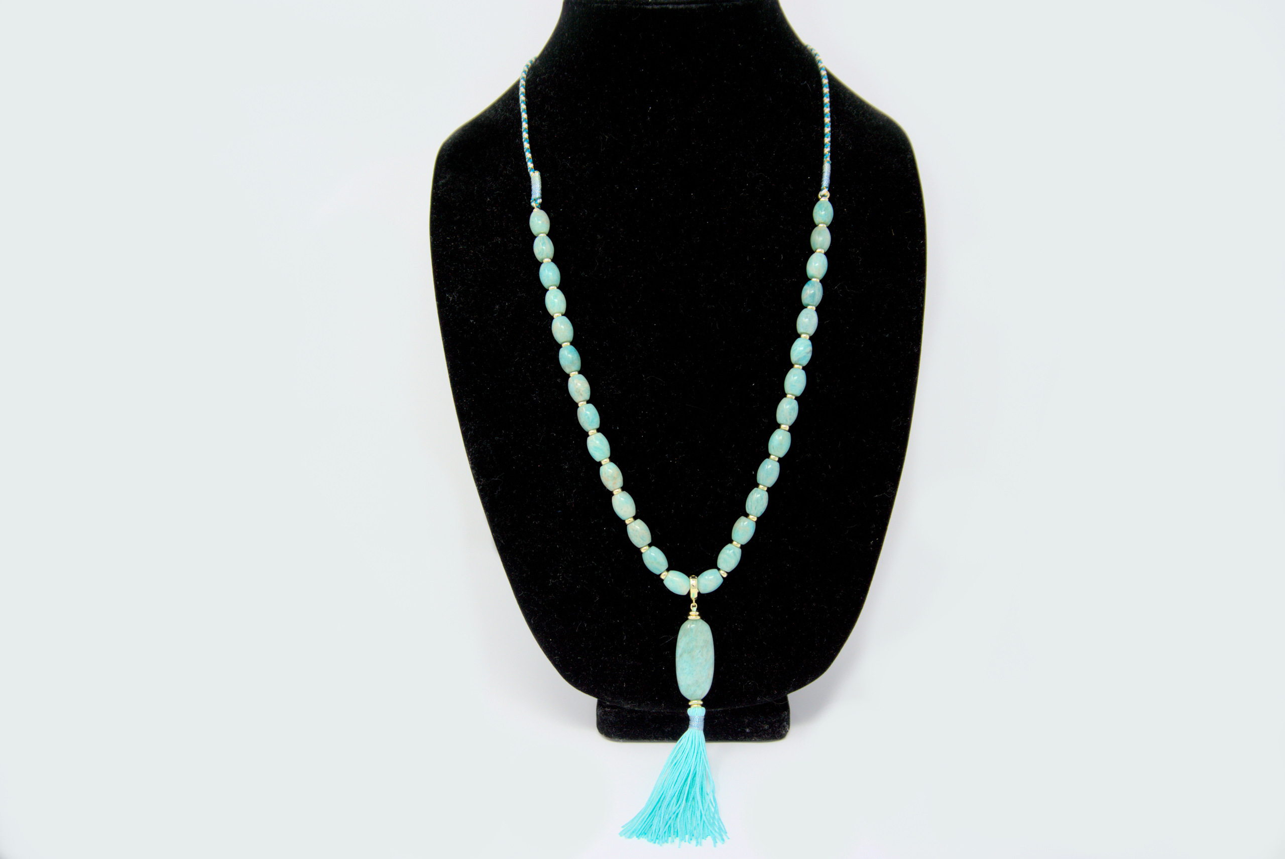 Charm & Lovely Quality Fashion Accessories, Affordable Prices introduces Kendra Scott 14k Gold-Plated Gemstone & Tassel Beaded Cord 28 Long Pendant Necklace - Teal Mix