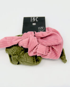 Charm & Lovely Quality Fashion Accessories I.N.C 2-Pc. Knotted Bow Velvet Hair Scrunchie Set