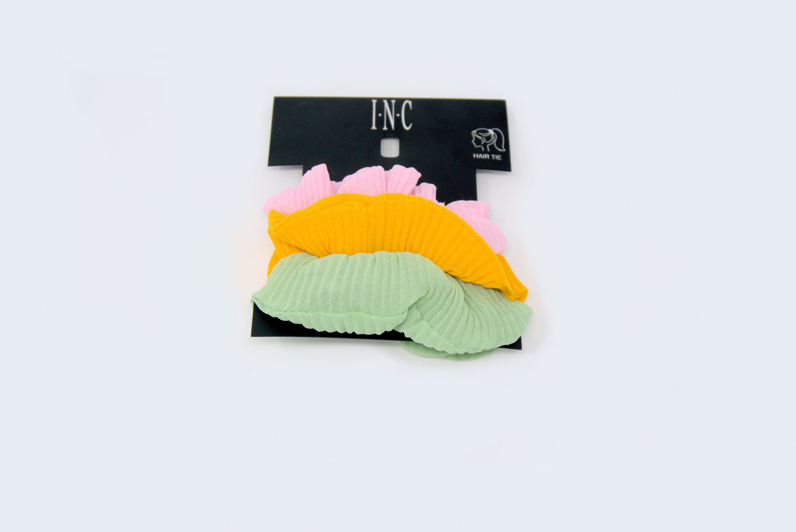 Charm and Lovely Quality Fashion Accessories introduces INC 3-Pc. Set Colorful Hair Scrunchies