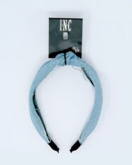 I.N.C Denim Knotted Headband