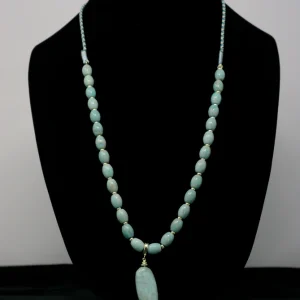 Kendra Scott 14k Gold-Plated Turquoise & Tassel Beaded Cord Necklace Front View